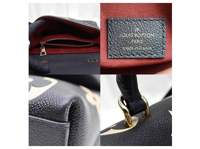 Louis Vuitton Black Beige Monogram Empreinte Madeleine BB - Ansicht 7