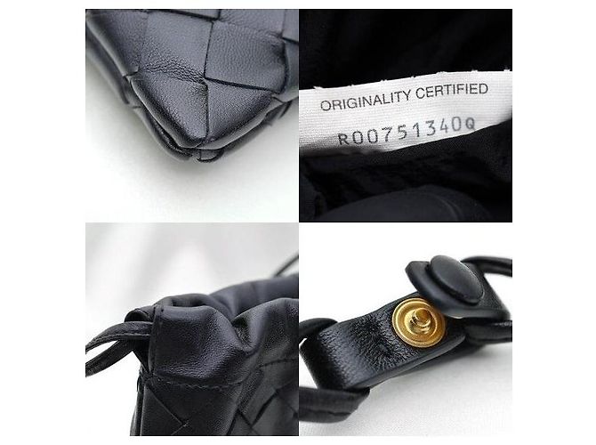 Bottega Veneta Borsa a tracolla piccola Dust Intrecciato nera - vista 8
