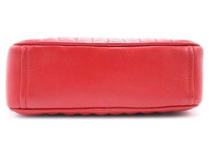 Prada Borsa a tracolla in vitello morbido rosso - vista 7