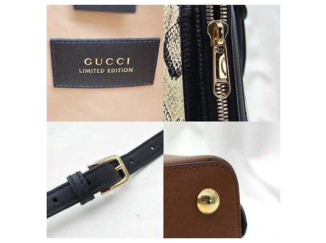 Gucci Python Horsebit Small Top Handle - vista 7