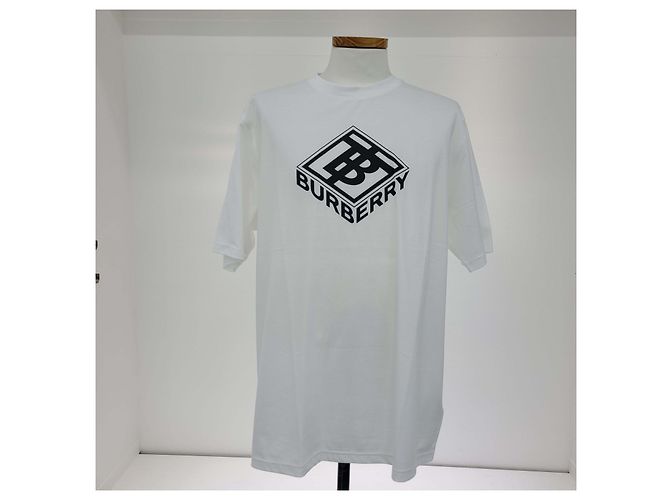 Burberry Logo Grafik T-Shirt Weiß - Ansicht 5