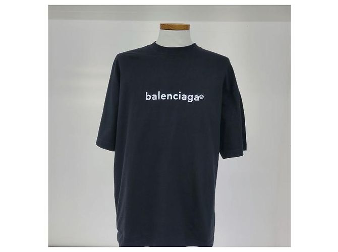 Balenciaga Herren T-Shirt Medium Fit Schwarz - Ansicht 12