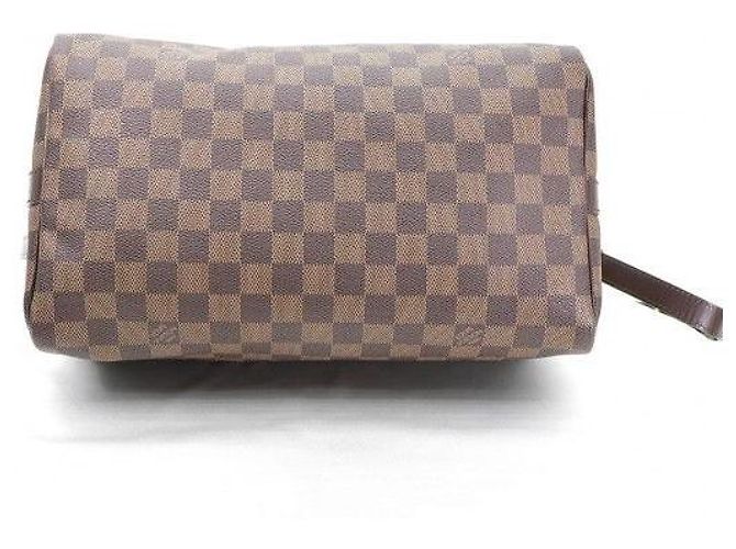 Louis Vuitton Damier Ebene Canvas Speedy Bandoulière - vista 6