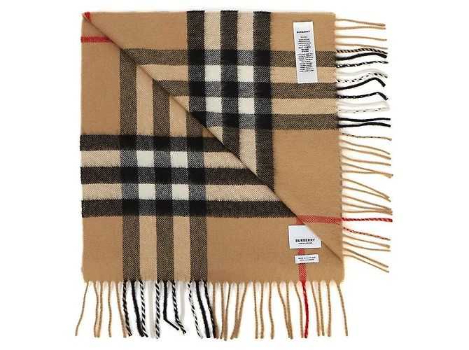 Burberry Klassischer Karomuster-Kaschmirschal - Ansicht 5