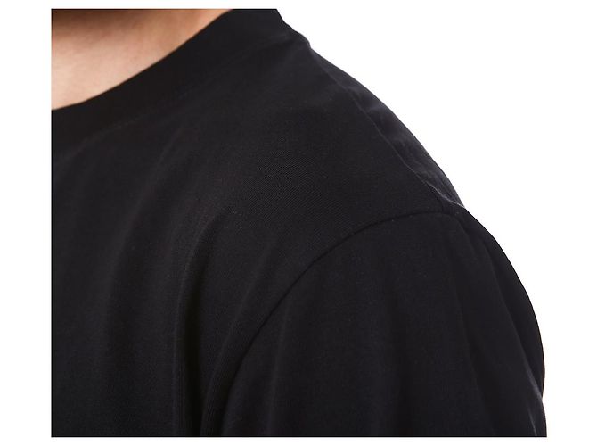 Off White T-Shirt mit Neon-Velours-Schriftzug - Ansicht 21