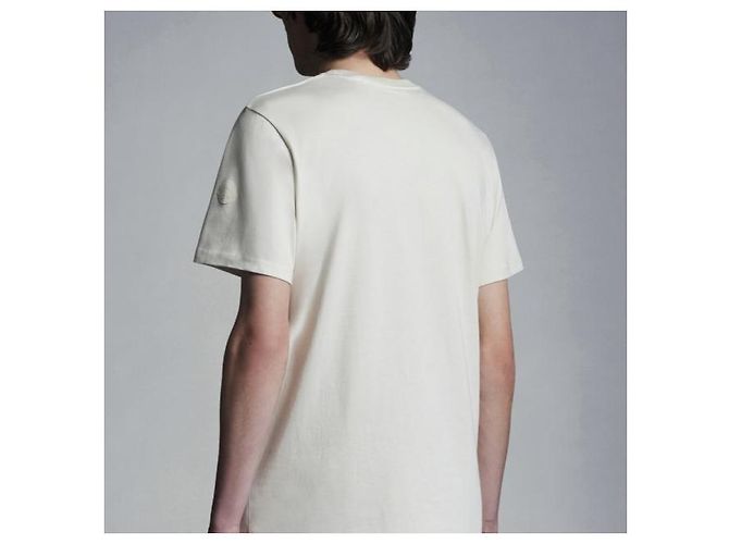 Moncler Logo Shirt Iridescent White - Ansicht 10