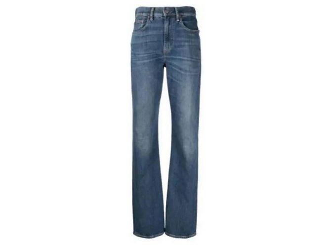Vaqueros rectos de denim azules Polo Ralph Lauren - vista 5