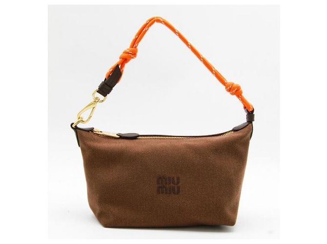 Miu Miu Pouch Spirit Gabardine - vista 4
