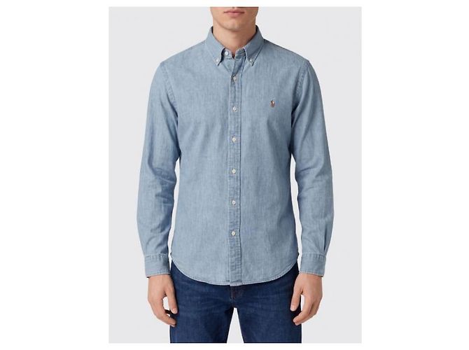 Ralph Lauren Besticktes Denim-Hemd mit Pony-Logo - Ansicht 4