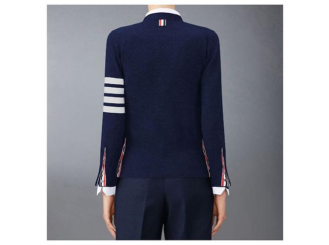 Thom Browne Kaschmir-Cardigan für Damen Navy - Ansicht 2