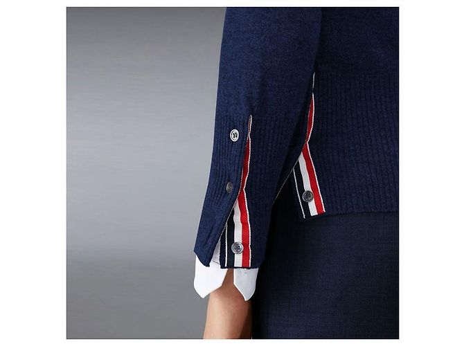 Thom Browne Kaschmir-Cardigan für Damen Navy - Ansicht 3