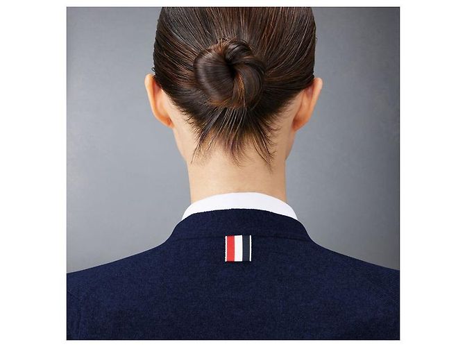 Thom Browne Kaschmir-Cardigan für Damen Navy - Ansicht 5
