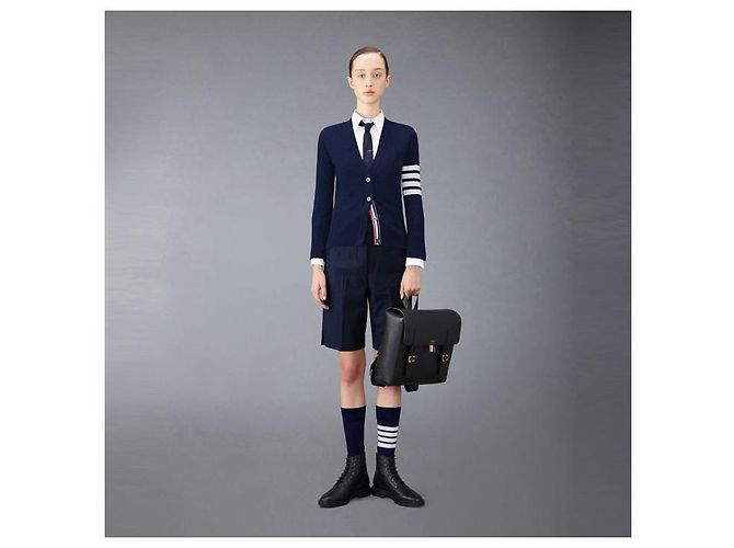 Thom Browne Kaschmir-Cardigan für Damen Navy - Ansicht 6