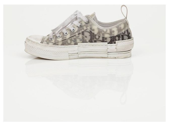 Dior Sneakers Converse Basse Oblique White Black - vista 10