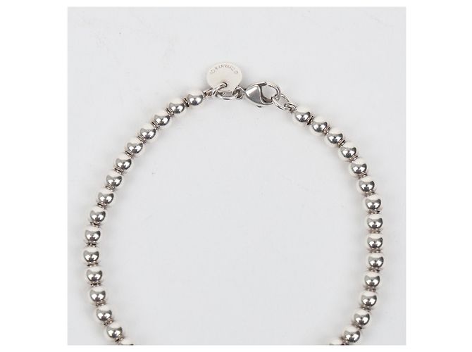 Tiffany & Co Bracciale a grani con ciondolo a cuore Return to Tiffany Blue - vista 7