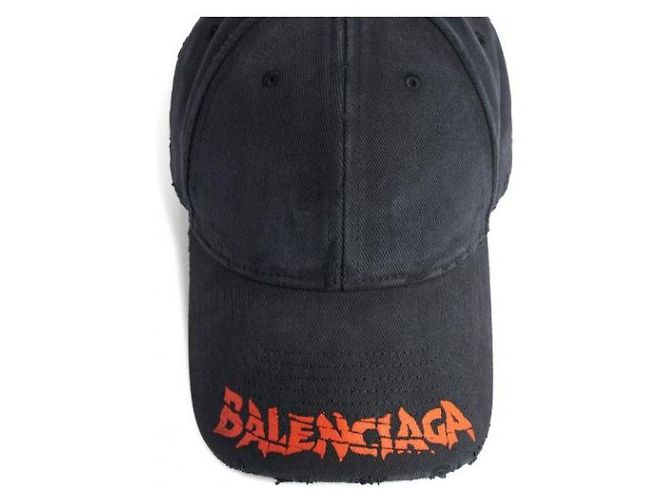 Balenciaga Cappellino in cotone drill con logo - vista 5
