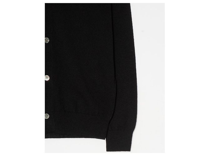 Comme Des Garcons Play Red Heart Strick-Cardigan Black AX - Ansicht 8