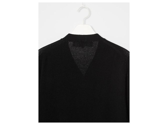 Comme Des Garcons Play Red Heart Strick-Cardigan Black AX - Ansicht 9