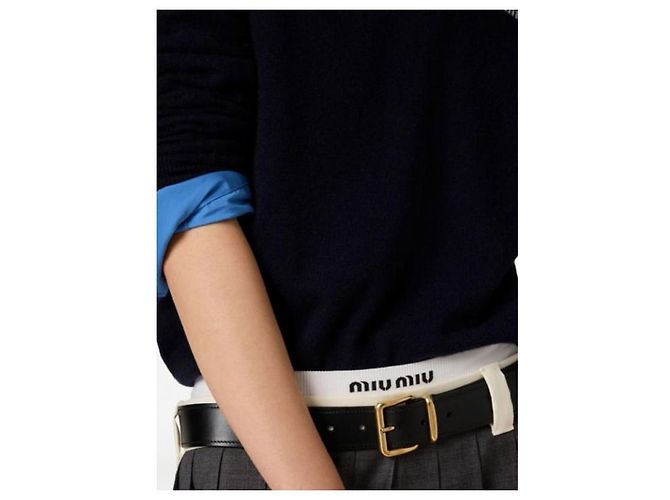 Miu Miu Kaschmir- Polo-Pullover - Ansicht 8