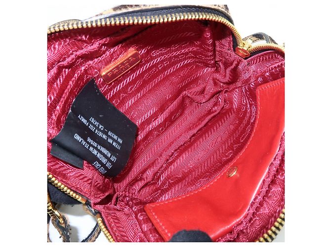Prada Camera Printed Calf Hair Small - vista 5