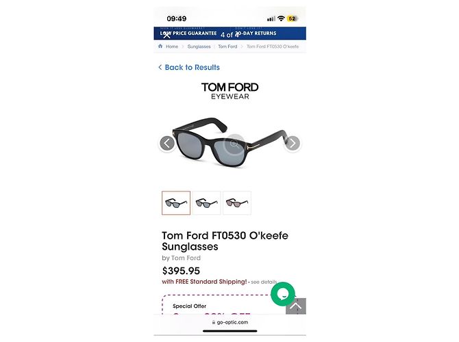 Gafas de sol Tom Ford FT0530 O'Keefe - vista 4