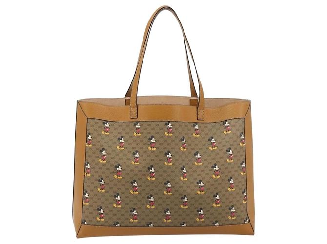 Gucci Disney Mickey Mouse Soft Open Printed Mini GG Coated Canvas Medium - vista 2