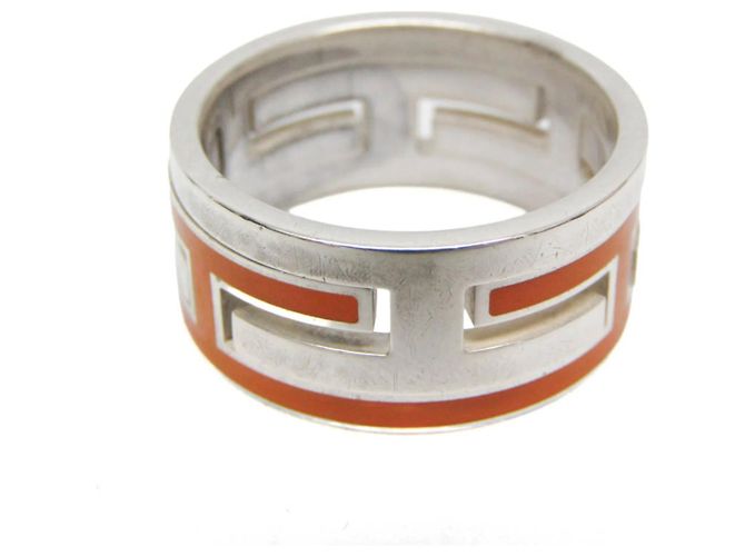 Hermès Anello Hermes Move H Silver - vista 2