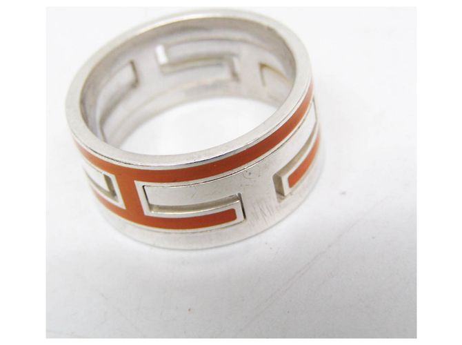Hermès Anello Hermes Move H Silver - vista 4