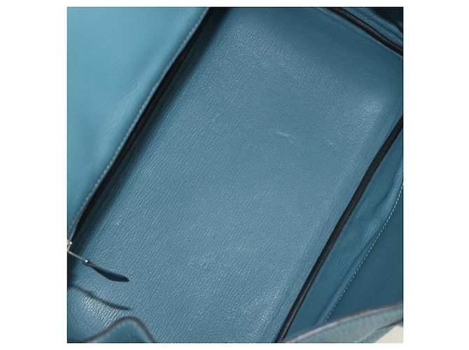Hermès Hermes Birkin Blue Clemence con Palladium Hardware 35 - vista 5