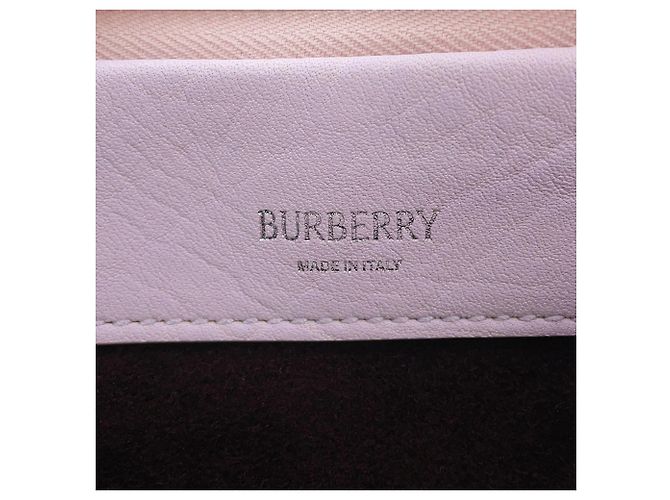 Borsa a tracolla Burberry in pelle e ecopelliccia - vista 10