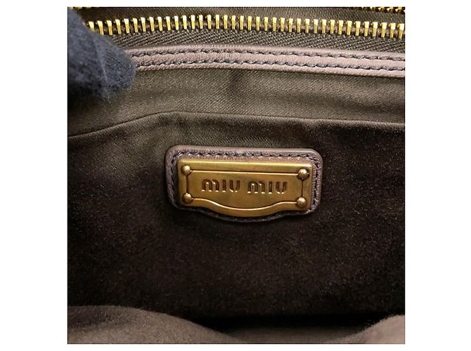 Borsa hobo in pelle Matelassé Miu Miu - vista 14