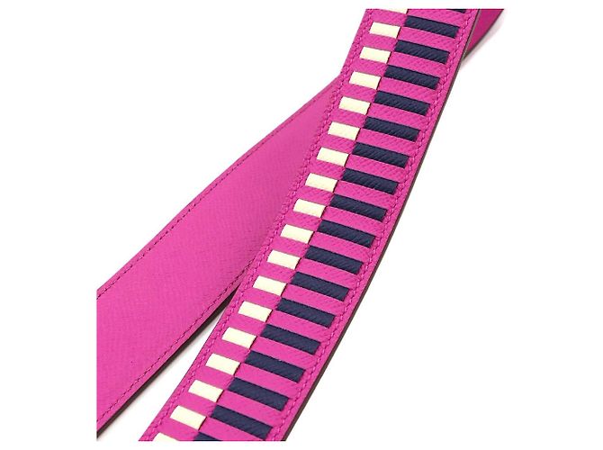 Hermès Hermes Bandoulière Tressage de Cuir Shoulder Strap - view 3