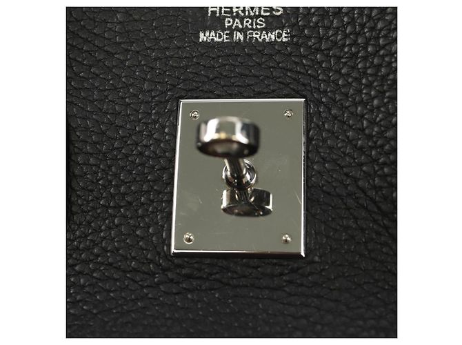 Hermès Hermes Birkin Black Clemence with Palladium Hardware 35 - vista 6