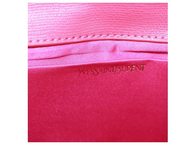 Autre Marque Clutch Saint Laurent Chyc in pelle - vista 6