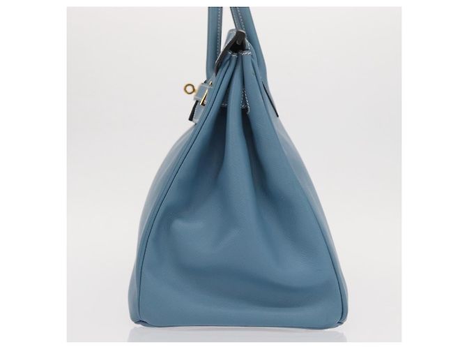 Hermès Hermes Birkin Blue Epsom con Gold Hardware 35 - vista 3