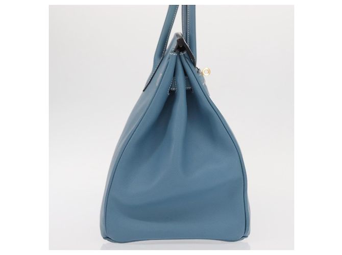 Hermès Hermes Birkin Blue Epsom con Gold Hardware 35 - vista 4