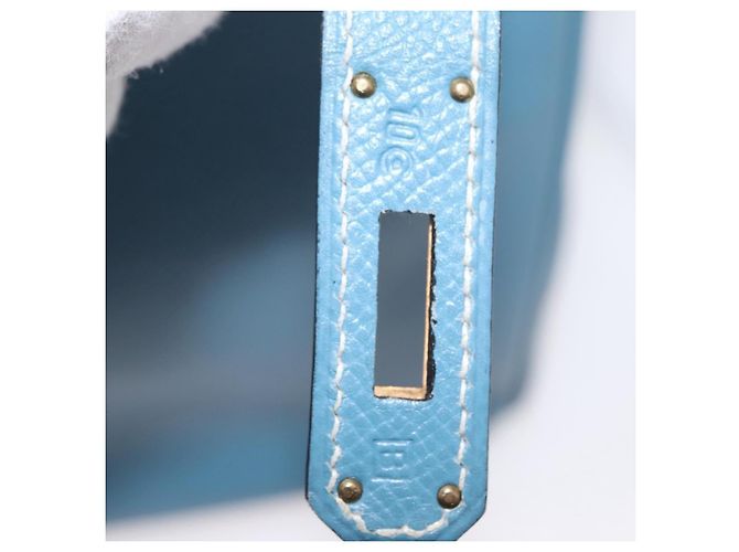Hermès Hermes Birkin Blue Epsom con Gold Hardware 35 - vista 7