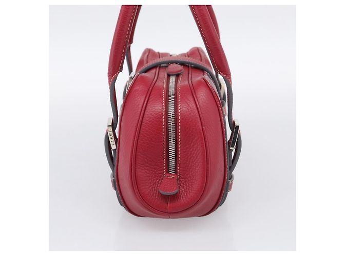 Borsa a mano Loewe Senda in pelle rossa - vista 4