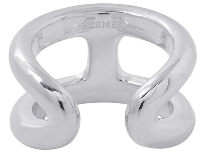 Hermès Anello Hermes Osmose PM Silver Band - vista 3