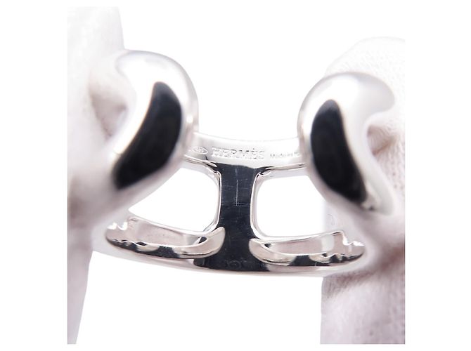 Hermès Anello Hermes Osmose PM Silver Band - vista 6