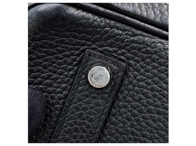 Hermès Borsa Hermes Birkin 35 in pelle Togo nera - vista 13