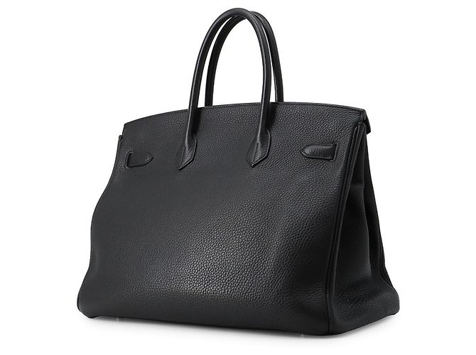 Hermès Borsa Hermes Birkin 35 in pelle Togo nera - vista 2