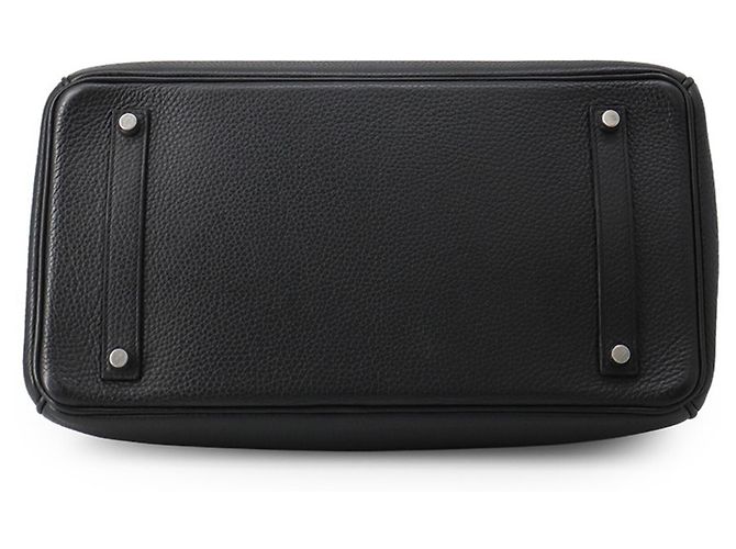 Hermès Borsa Hermes Birkin 35 in pelle Togo nera - vista 3
