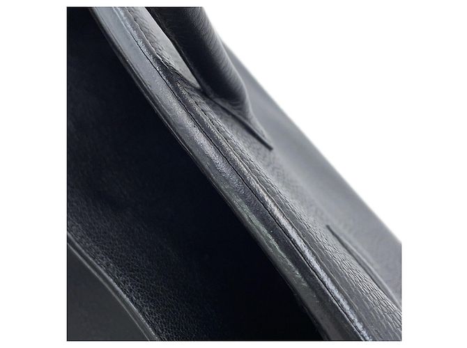 Hermès Borsa Hermes Birkin 35 in pelle Togo nera - vista 9