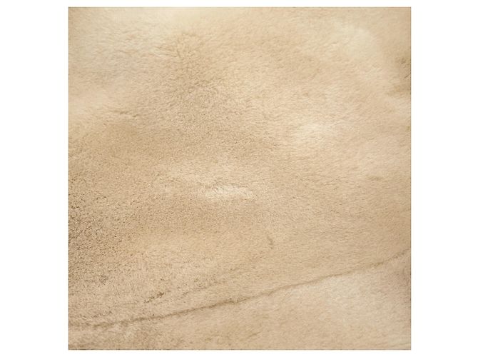Borsa Tote Prada in camoscio beige - vista 6
