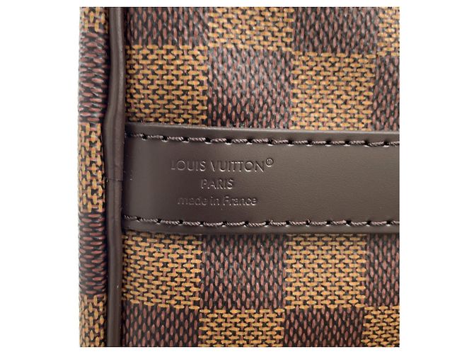 Borsa Louis Vuitton Damier Ebene Speedy Bandoulière 30 - vista 15