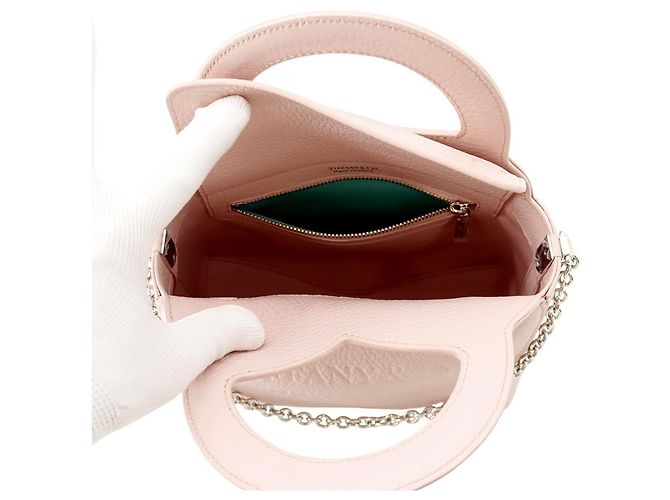 Autre Marque Borsa Tiffany & Co. in pelle taurillon rosa - vista 6