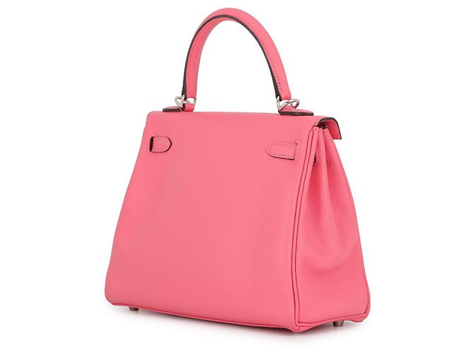 Hermès Borsa Hermes Kelly 25 in Rose Azalee - vista 2