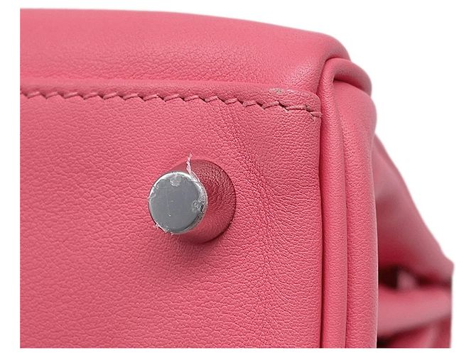 Hermès Borsa Hermes Kelly 25 in Rose Azalee - vista 7