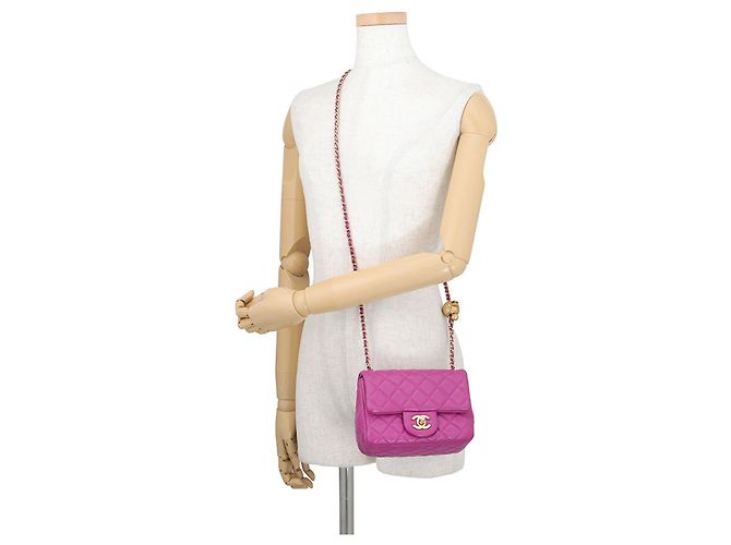Borsa a tracolla Chanel Mini Matelassé - vista 4